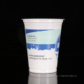 tasse en plastique jetable de dessert du plastique 16oz de la conception faite sur commande PP avec le logo